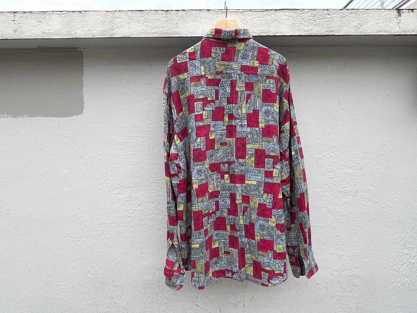 Long Sleeve Print Shirt